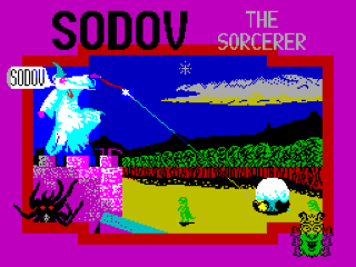 Sodov the Sorcerer title screen for ZX Spectrum